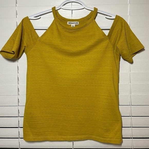 WHISTLES COLD SHOULDER TOP SIZE US 4 - Picture 5 of 10